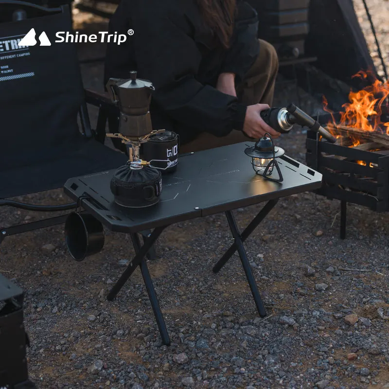 shine trip タクティカルテーブル Shinetrip Outdoor Tactical Table - Portable & Multifunctional