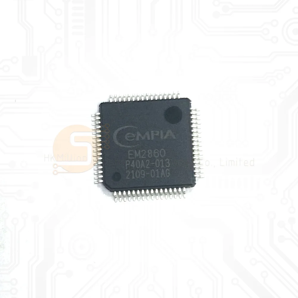 EM2860 Video Decoder IC QFP-64 for Surveillance Systems Media Processing