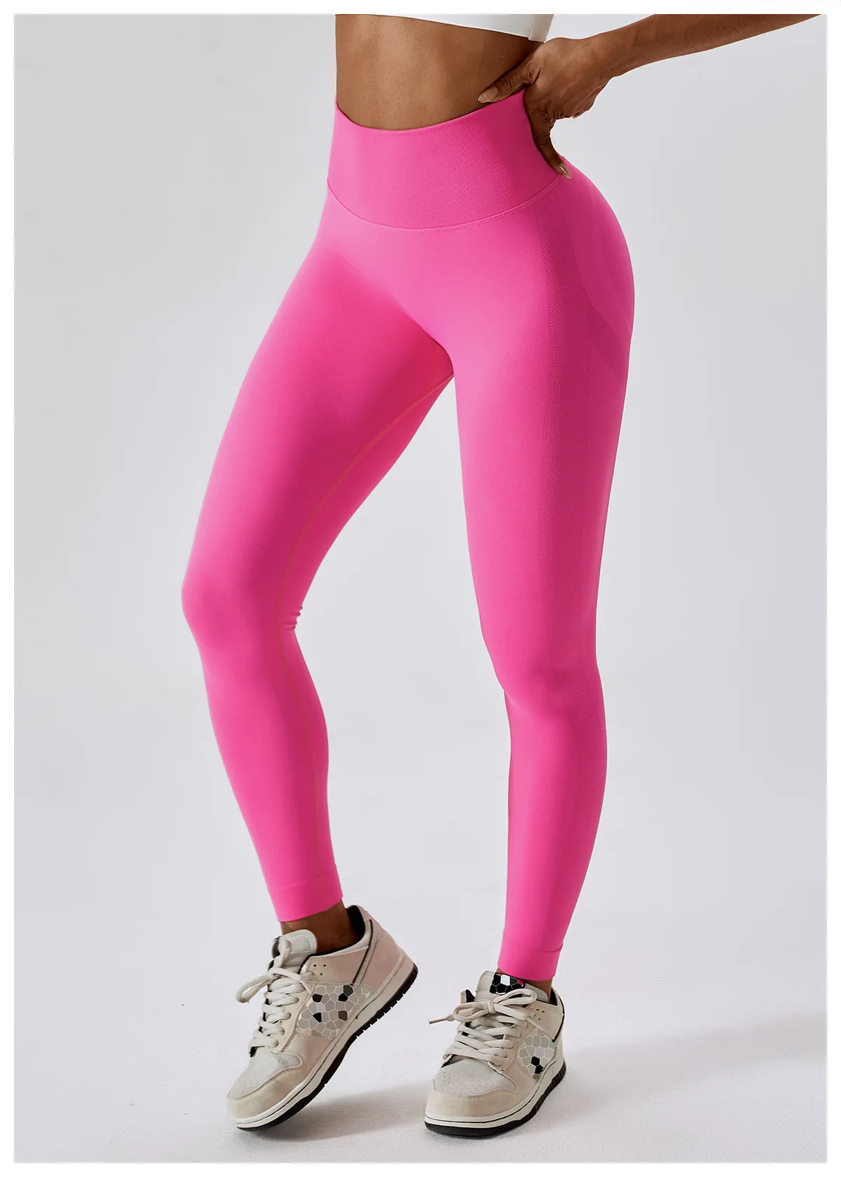 Custom Label Seamless Sports Yoga Pants Workout Butt Lift High Waist ...