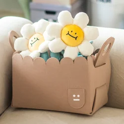 Новинка 2022, корзина для хранения из войлока, Настольная полка, корзина для хранения, симпатичная корзина для хранения для детской комнаты, спальни, гостиной