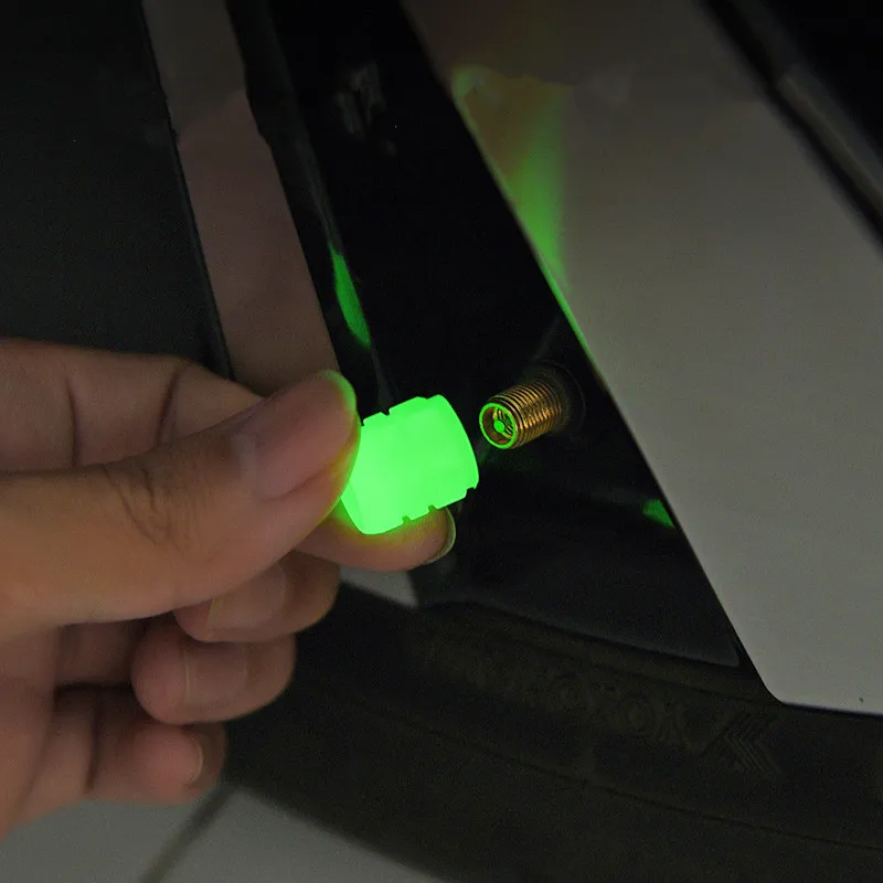 Модные аксессуары для шин автостайлинга светящаяся накладка на клапан в ночное время автомобилей грузовиков мотоциклов