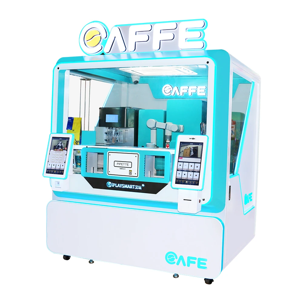 Robotic Arm Smart Milk Tea Vending Machine by iPlaysmart 