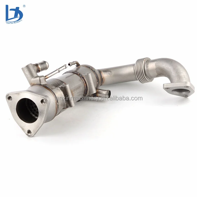 Excavator Engine Exhaust Gas Recirculation Hose Jo8e Exhaust Valve Pipe