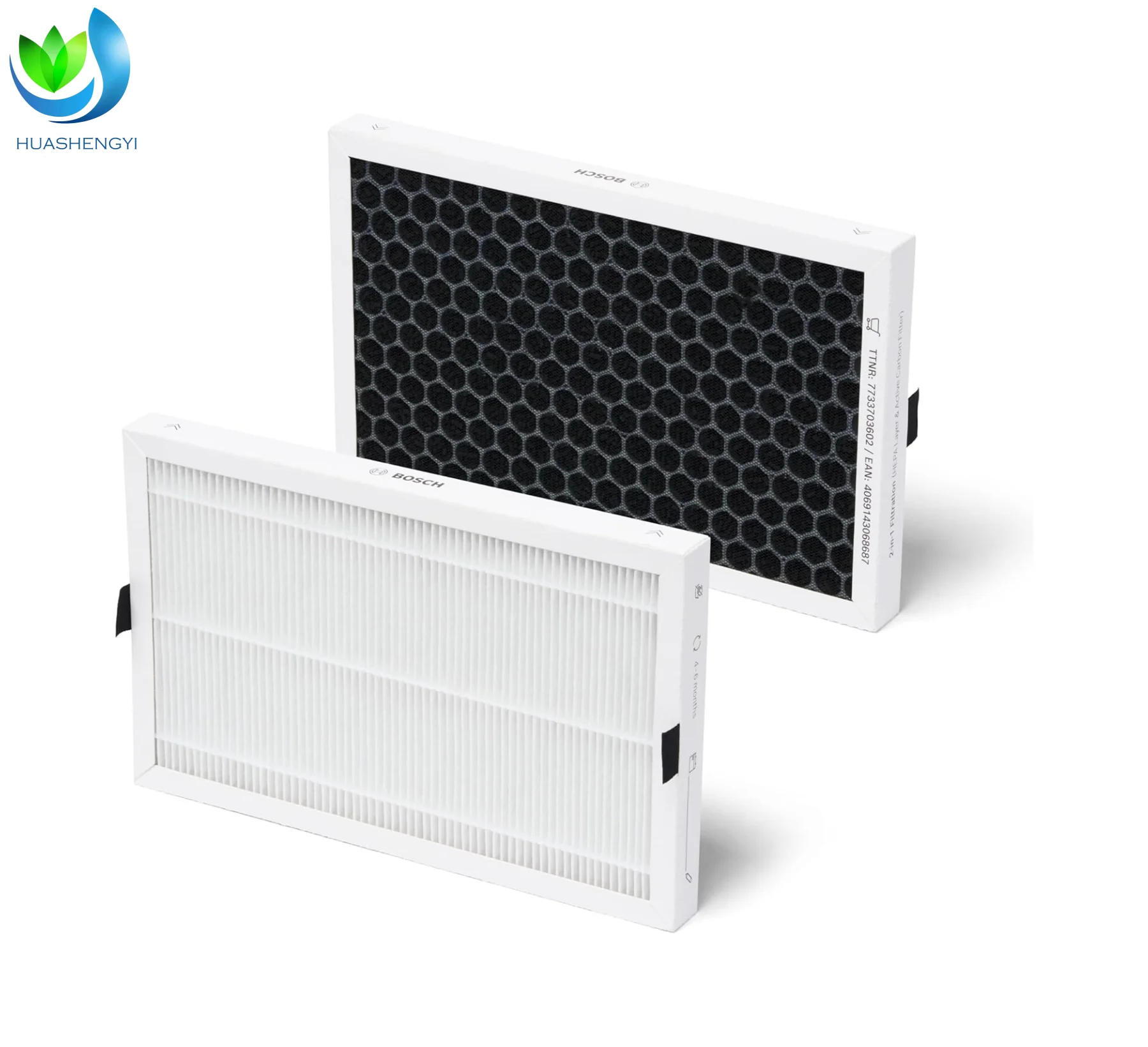 Walson Household Air Filter HEPA Filters Replacement High Efficient Air Filter  Long 2-in-1 Air Purification Filter for Bosch
