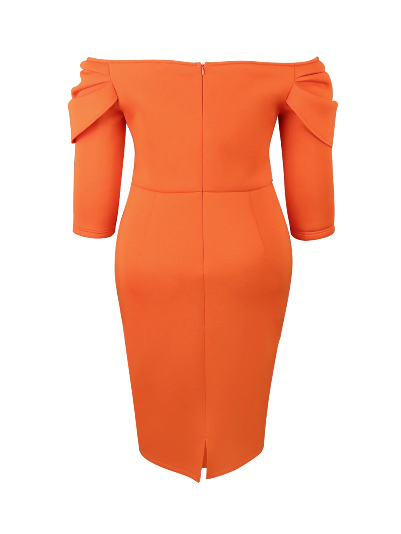 knee length dresses for ladies STRUCTURED OPEN SHOULDER MIDI DRESS – David Koma main image 0
