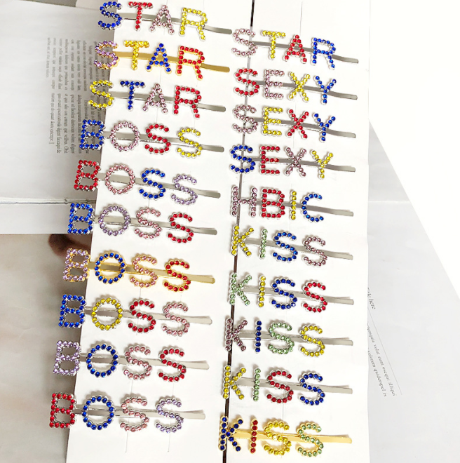 
 Новинка 2020, стильная цветная заколка для волос со стразами, Лидер продаж, набор заколок для волос для девочек, оптовая продажа, заколки для волос, поставщик аксессуаров  