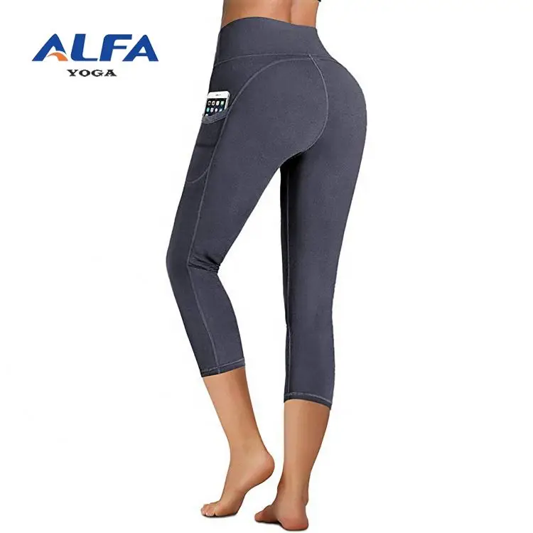 Alfa Yoga Pants Leggings Pockets Flare 
