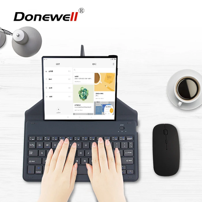 Оптовая продажа, универсальный планшетный компьютер с тремя системами, 9 дюймов, 10 дюймов, универсальная клавиатура, кожаный чехол для планшета