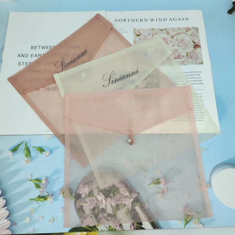 Изготовленный на заказ логотип напечатанный органза Конверт Ювелирная Подарочная упаковка Роскошная конверт мешочек