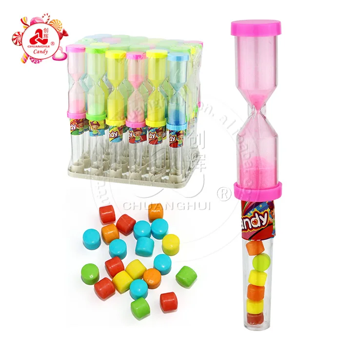 Sand hourglass toy candy
