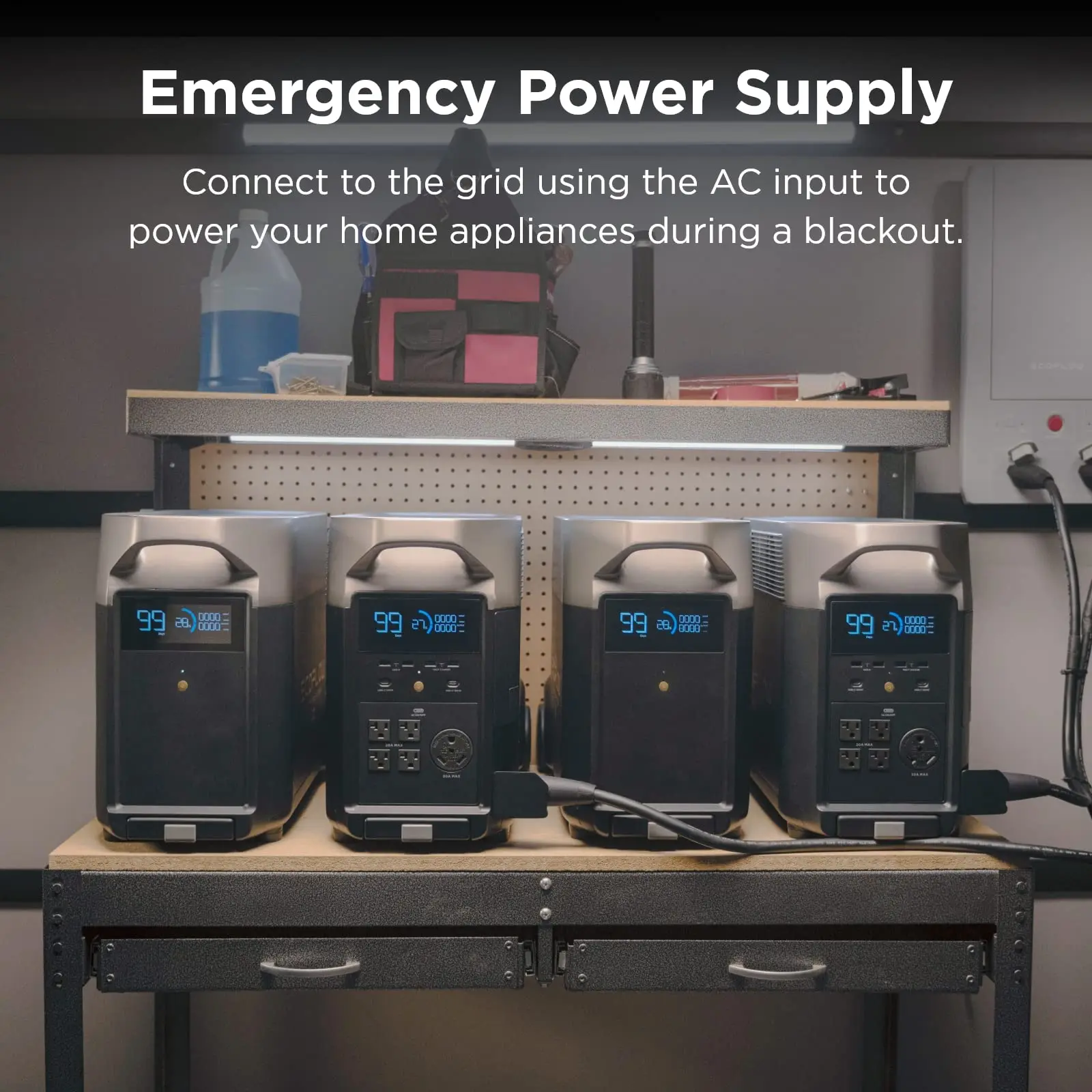 solar generator power station OUPES Mega 1 Home Backup & Portable Power Station main image 0