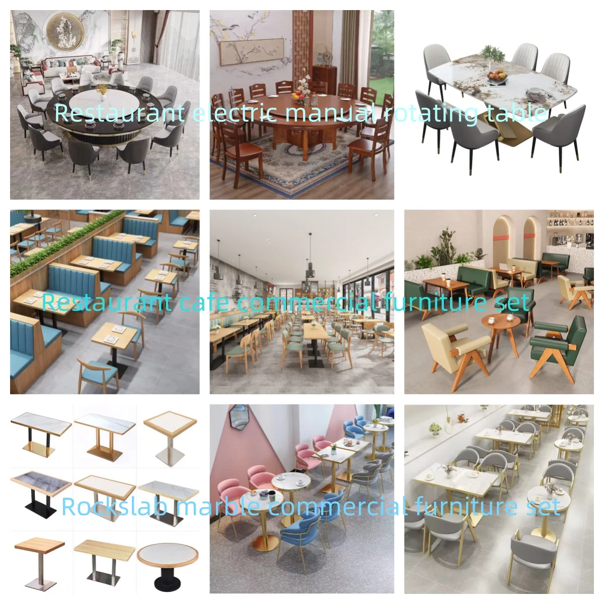 Modern Simple Dining Table And Chair,Restaurant Table And Chair Set
