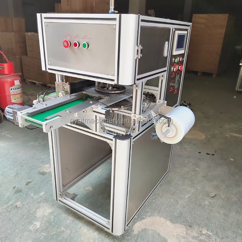 Automatic Packing Machine Soap Pleat Wrapping Machine Stretch Film Shrink Packaging Machine in Wrap Bag Round Bar Air Pressure
