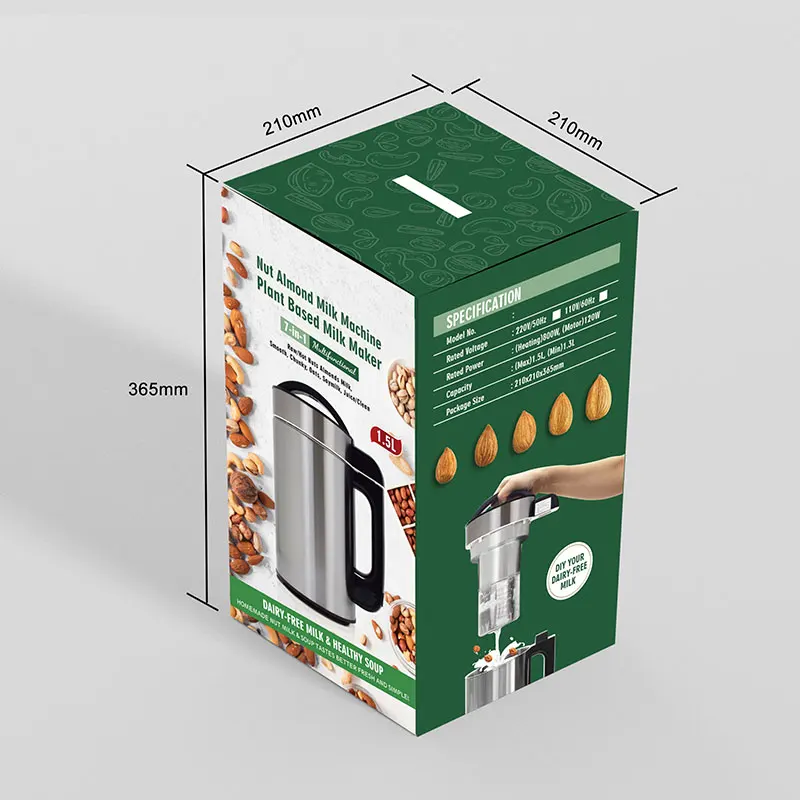 TOOAD Machine à lait de soja Mini disjoncteur mural Petite machine multi-fonctionnelle chauffage TOOAD Machine à lait de soja Mini disjoncteur mural Petite machine multi-fonctionnelle chauffage