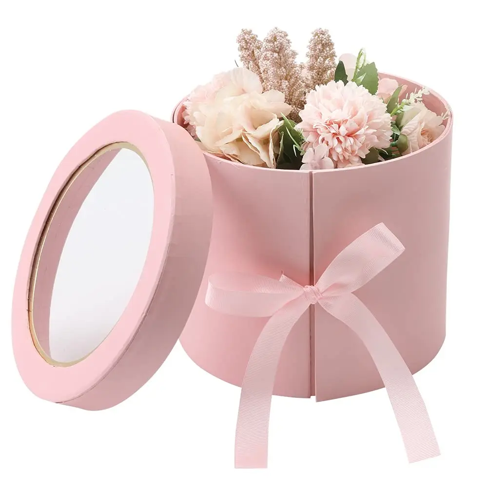 High Quality Luxurious Style Cardboard Paper Floral Roses Gift Boxes