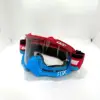Renard rouge-bleu transparent