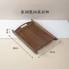 Dark brown angled tray 38*26*3