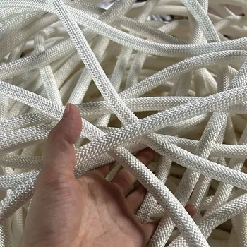 High strength wear resistant cutting UHMWPE braided rope, outdoor safety climbing rope