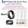 Black Xuanzhi-R08-สุขภาพ-การนอนหลับ-สัมผัส-แหวนอัจฉริยะ