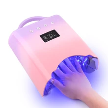New Arrival 78W Manicure Machine Strong Power Rechargeable Customized Logo LED UV Nail Lamp for Nail Salon Practice Use