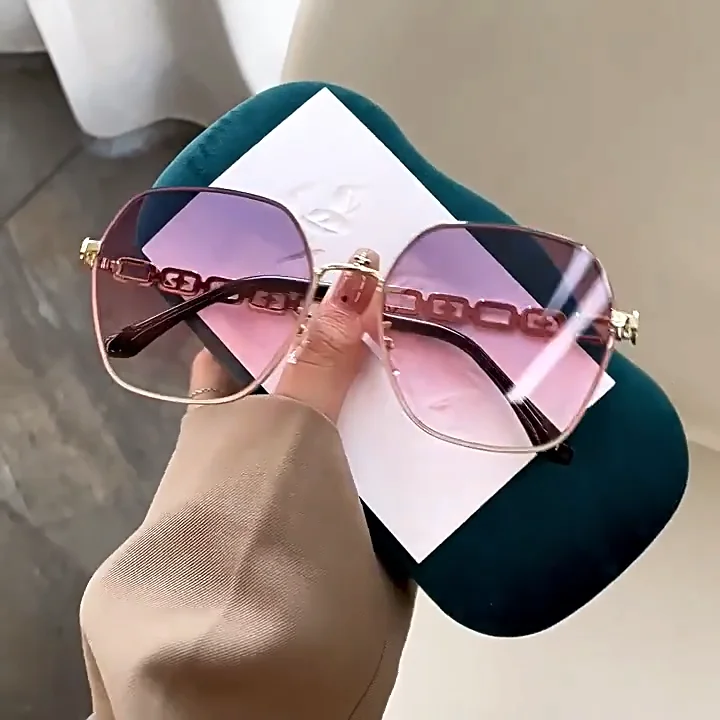 Ladies Fashion Shades.2024 New Trend Colorful Oversized Uv400 Ladies Women Fashion Sunglasses ...