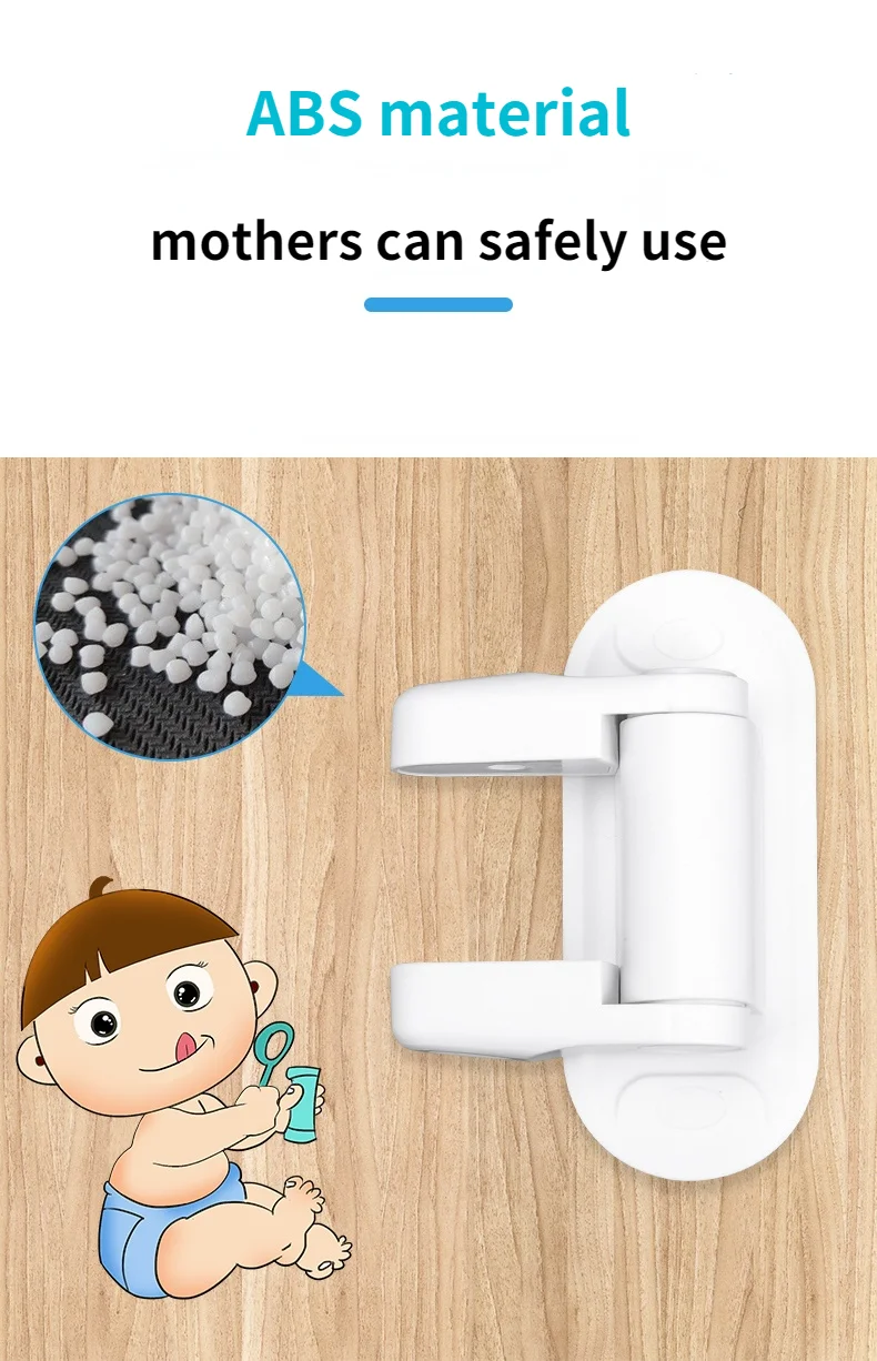 3m Adhesive Household Child Proof Lock Room Door Lever Locks For Baby