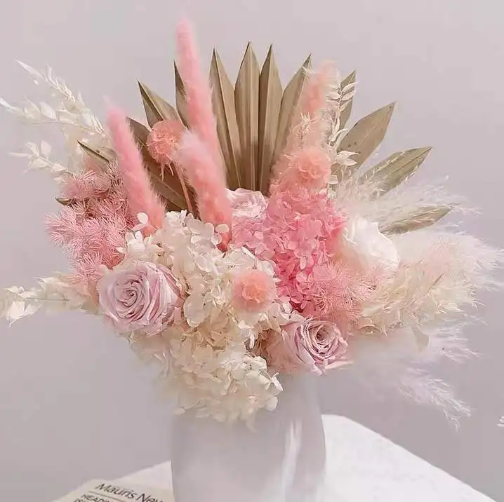 Arreglo De Flores Secas,Ideas Para Boda,Regalo De San Valentín - Buy Arreglo  De Flores De Boda,Flores Secas Acuerdo,Regalo De Día De San Valentín Ideas  Product on Alibaba.com