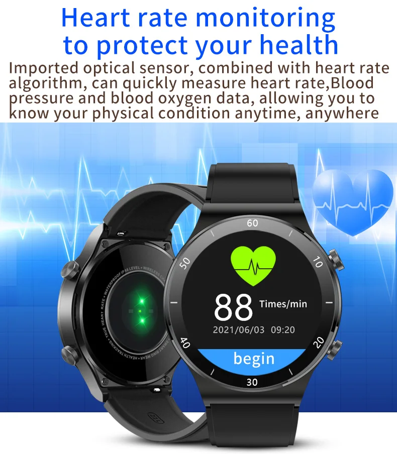 2021 New High Quality Full Touch Round Smartwatch S6 Pro Heart Rate Blood  Pressure Blood Oxygen Smart Watch S6 Pro For Men Women - Buy Smartwatch S6  Pro,Smartwatch S6 Pro Heart Rate