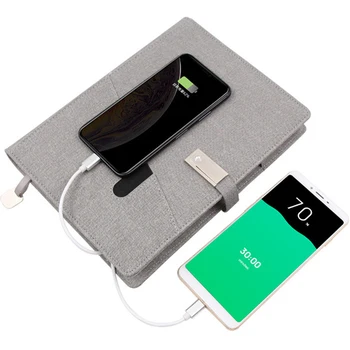 new school products smart Connect High Quality Diary With Power Bank Notebook with Digital Pen and 16G Recording Capacity