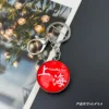 พวงกุญแจแก้วคริสตัล [Love Shanghai Red]
