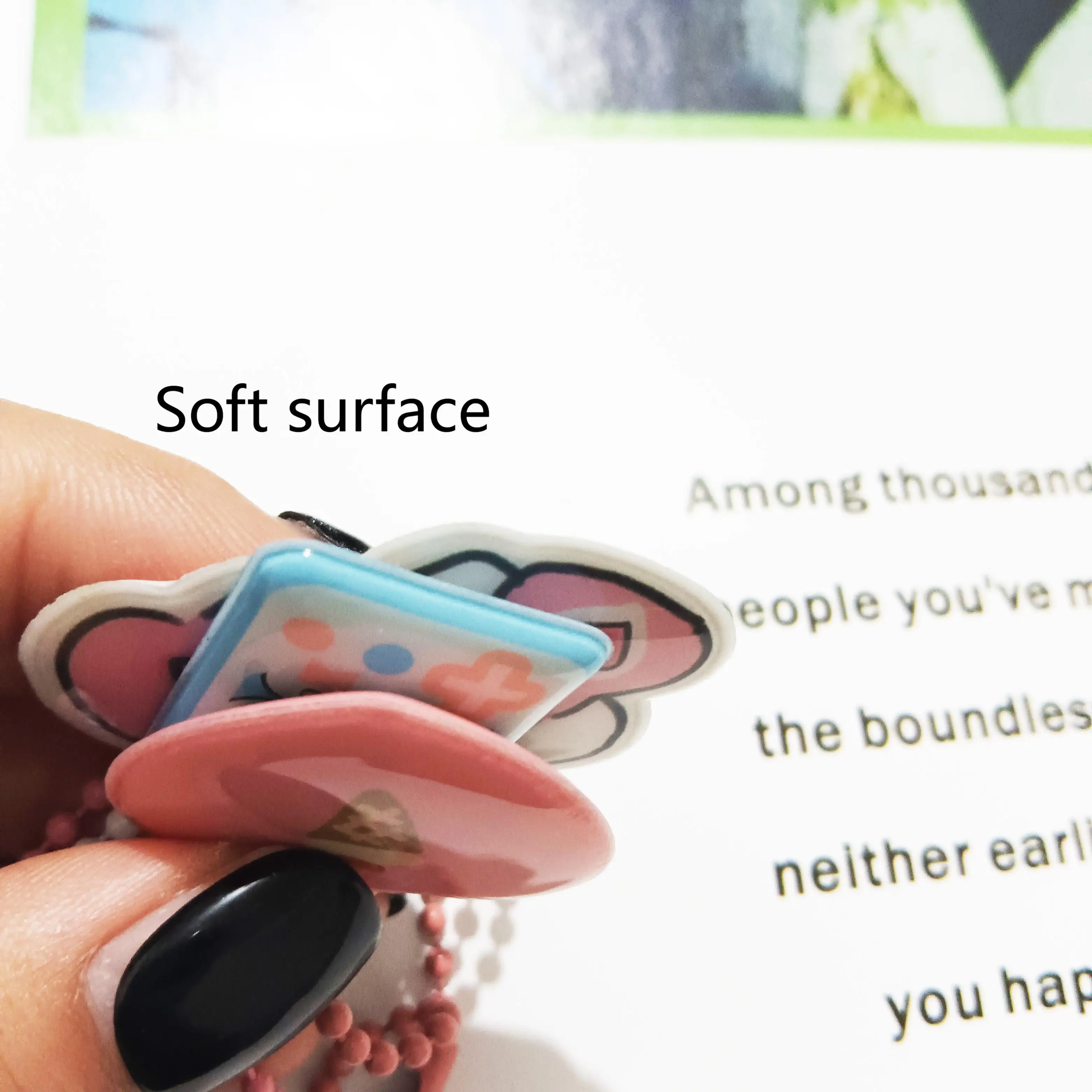 Sponge Key String PVC Voltage Sponge Key Chain Cartoon Custom Keyring Wholesale Gift Soft ...