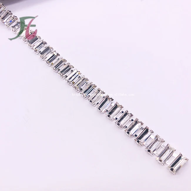 2025 New Product Peach Light Rhinestone Chain Cup Metal Chain for Garment Beaded Fringe Trimming for Shoes