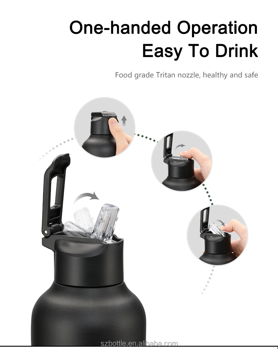 Uzspace New Arrival 550ml Stainless Steel Metal Insulated Thermos