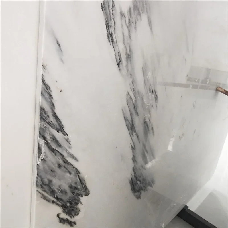 product slab morden design landscape ink china white color grey vein marble for house indoor wall tiles decoration-5