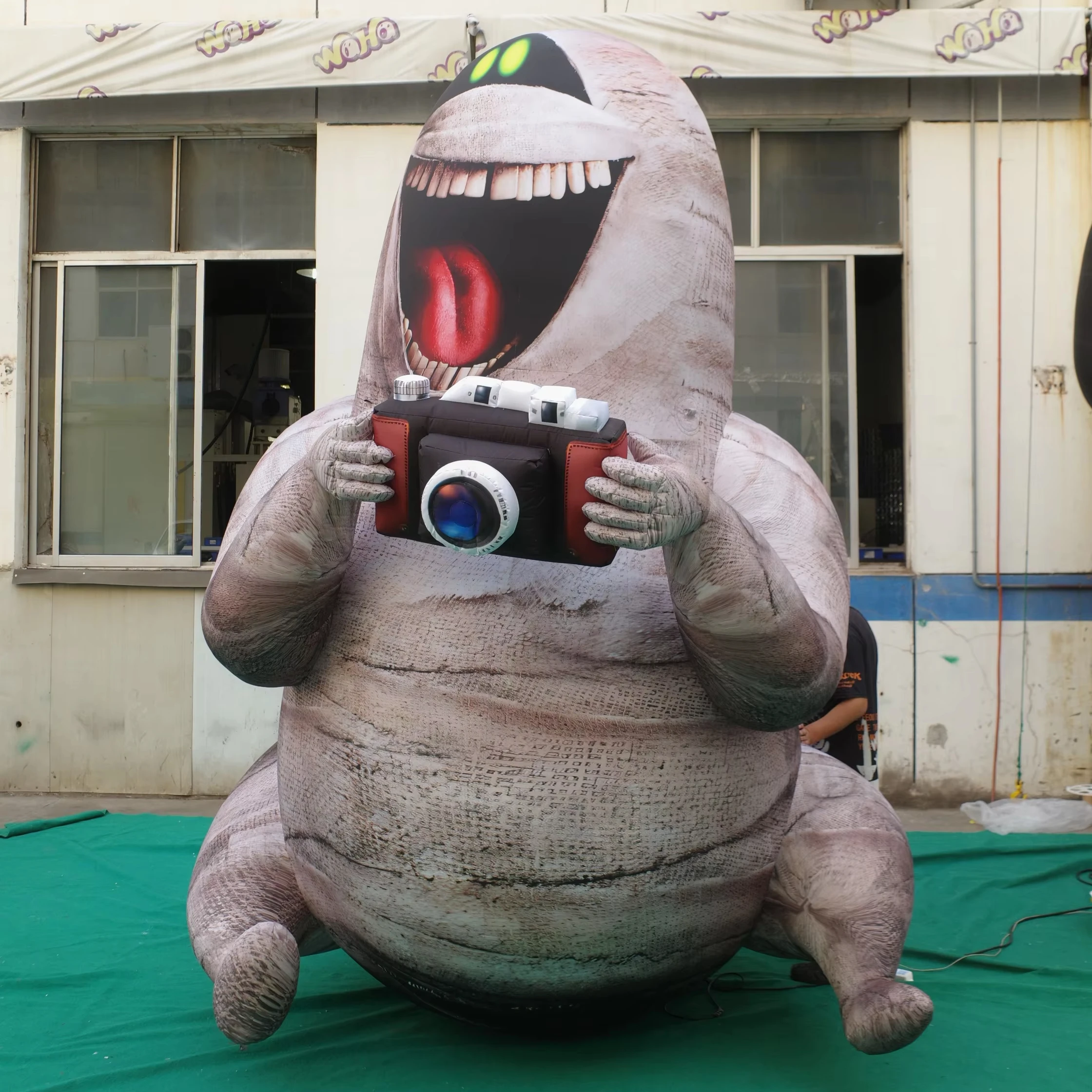 Giant Inflatable Mummy Ghost Mascot for Commercial Display & Halloween, Durable Advertising Inflatable