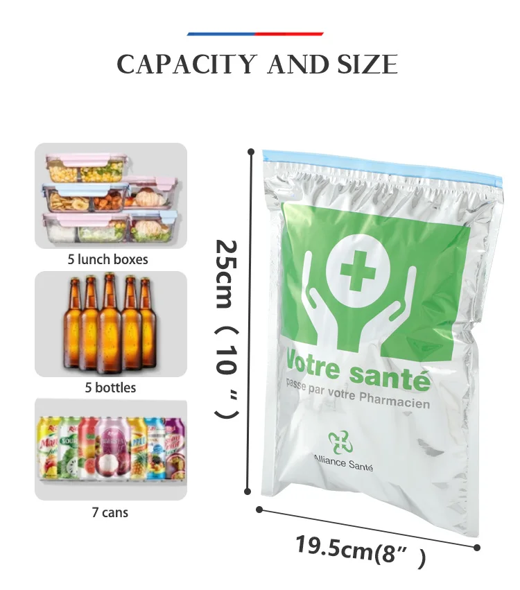 2022 Cheap New Snack Food Seafood Storage Cooler Thermal Bag Insulation Bag