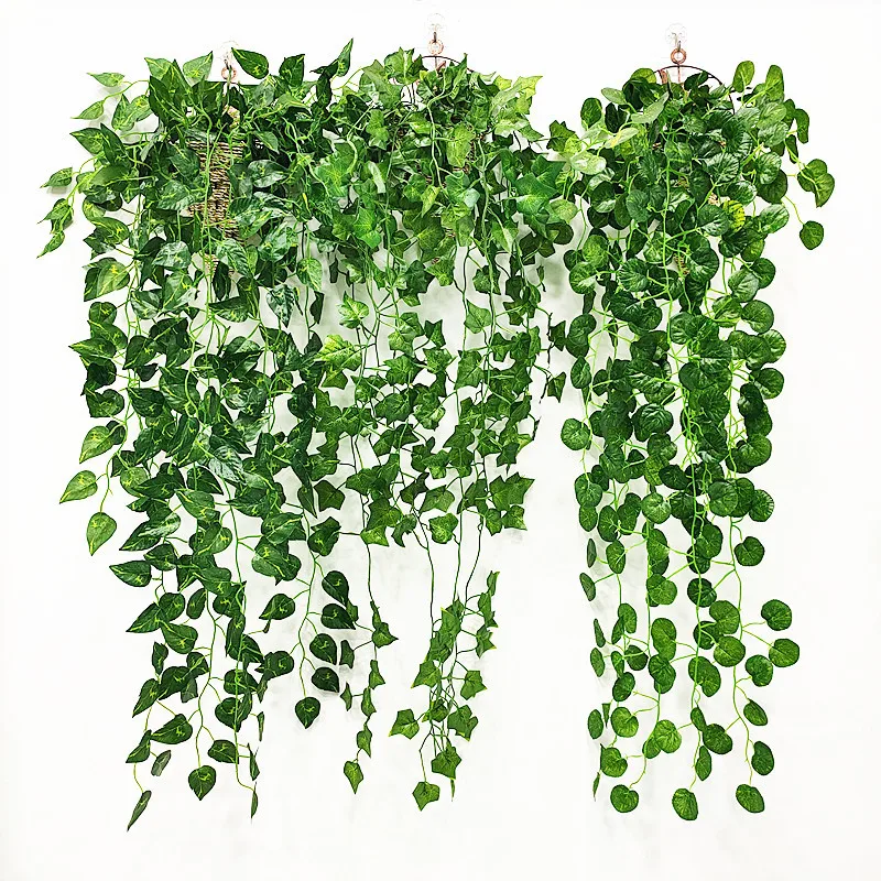 Artificial Pothos Spider Plant Wall-mounted Decoration,Artificial ...