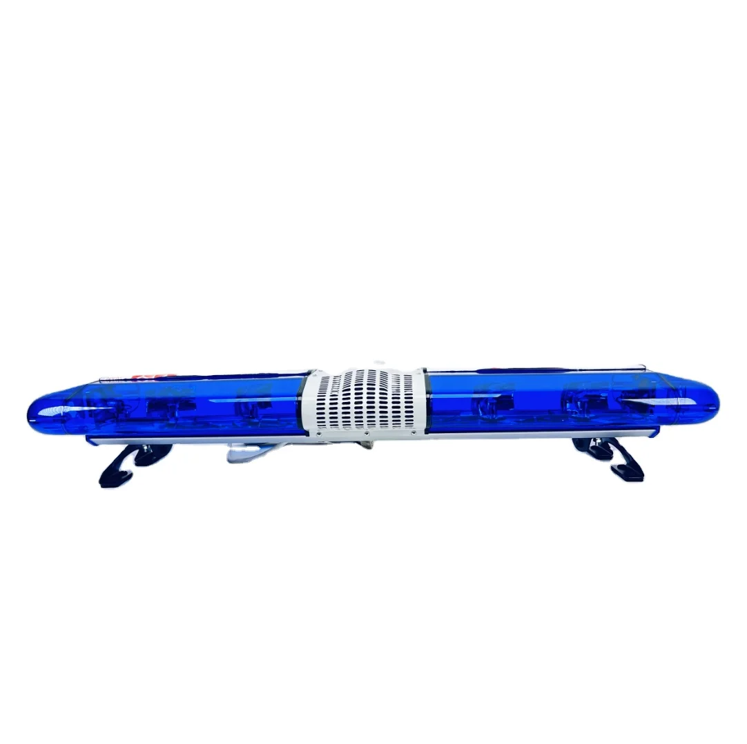 Blue Halogen Rotation Aurora Led Flashing Warning Ambulance Led Light bar Emergency Vehicle With Siren Speaker Ambulance Lights