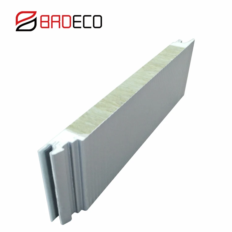 Factory Customized ISO Approved Premium Seal Noise Reduction Rock Wool Wall Panel