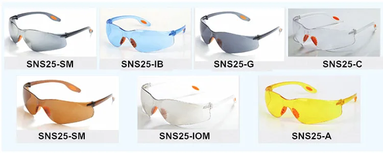 ANT5 PC frame Cheap Price Clear Protective Construction Laser Industrial Safety Googles ANSI Z87 Safety Glasses