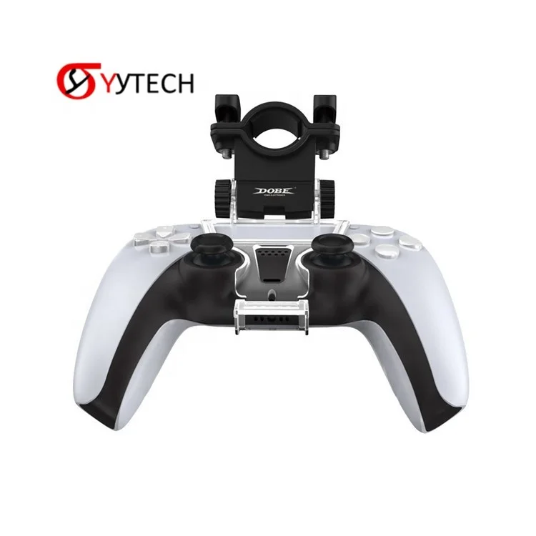 SYYTECH New Game Wireless Controller Holder Adjustable Cigarette Pipe Clip  for PS5 for Playstation 5 Video Game Accessories
