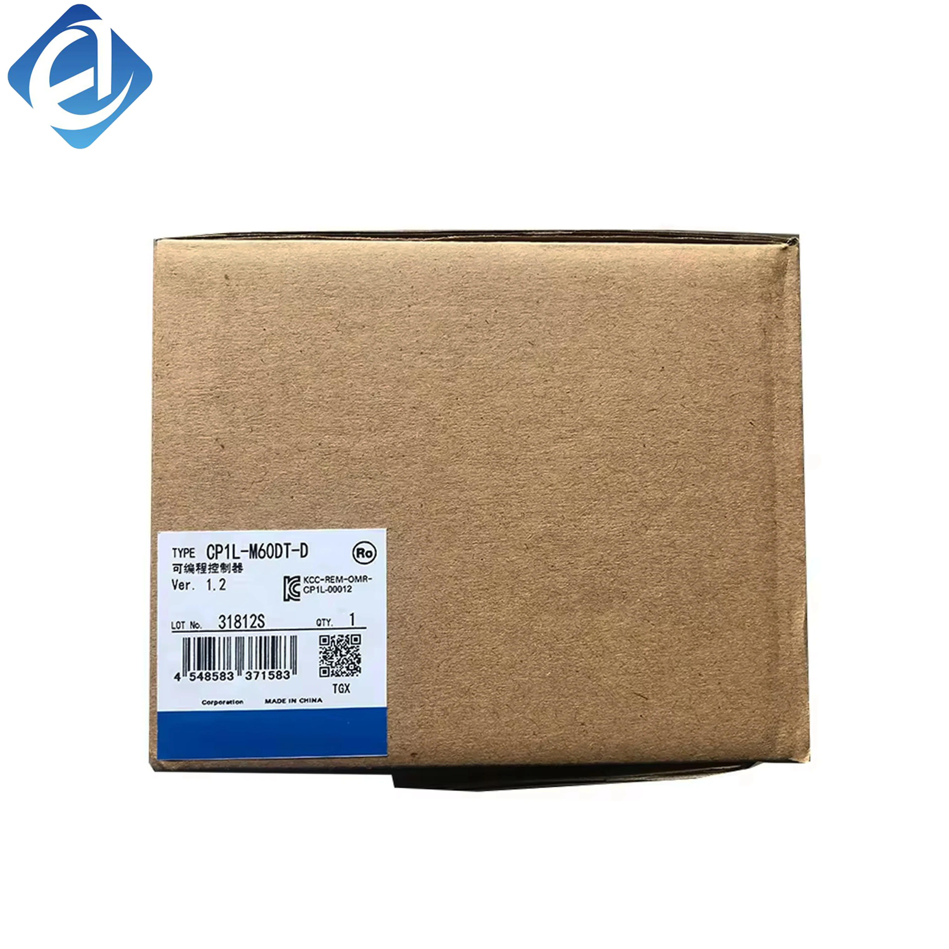 New Original Omron CP1L series compact PLC. 60 I/O points, transistor output, DC power supply, stable logic operation and good system expansibility. With convenient programming, it is widely used in mechanical equipment control, production lines and small