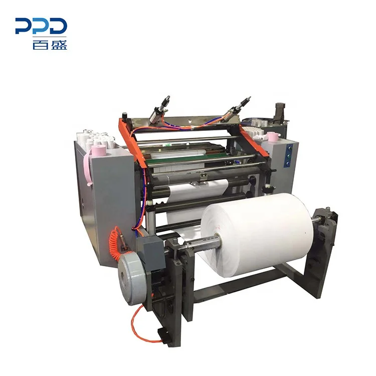 Automatic Coreless Paper Roll Cutter Thermal Paper Slitter Rewinder Machine