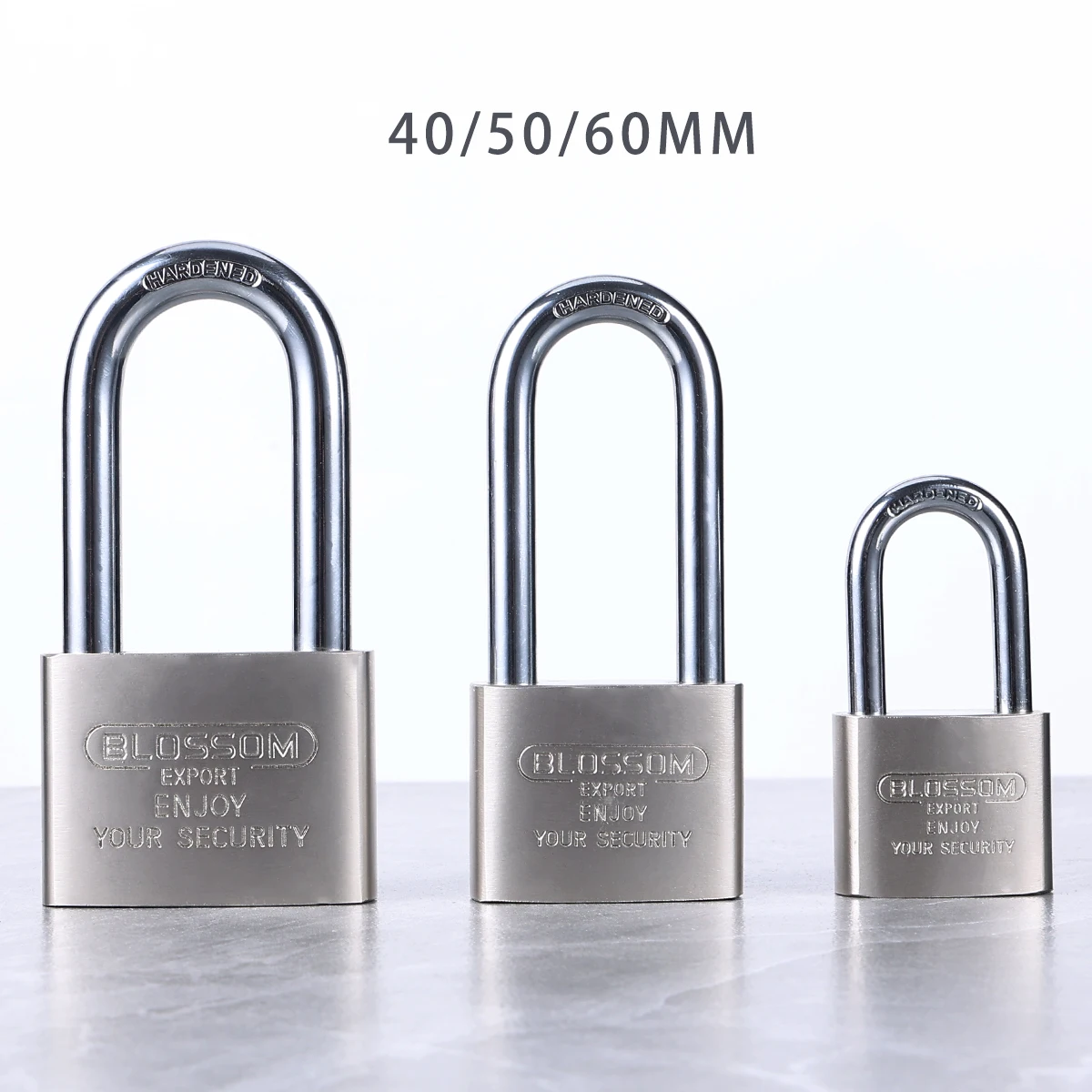 LS32L 60MM Blossom Lock in China Pad Lock with Master Key Nickle Plated  Heavy Duty  Top Security Iron Big Padlock