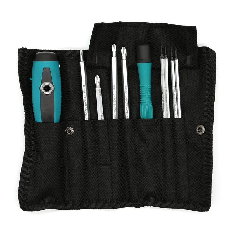 UFTOOLS Screwdriver Set 11 in 1 Small Portable Screwdriver Tool Set with Multipurpose Precise Bits for Furniture Repairing
