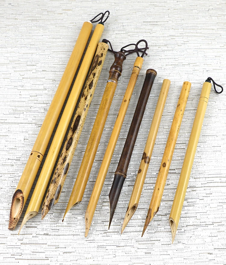 Traditional Bamboo Reed Pen for Arabic Calligraphy – Left Oblique Javi ...