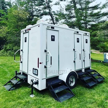 Luxury Bathroom Facilities For Outdoor Events Mobile Restroom Trailer ...