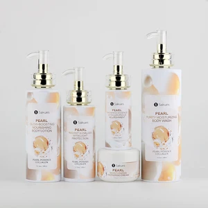 Beauty Product Nourishing Moisturizing Body Lotion for Women Pearl Face Cream Body Oil Serum Body Wash Skin Care Set