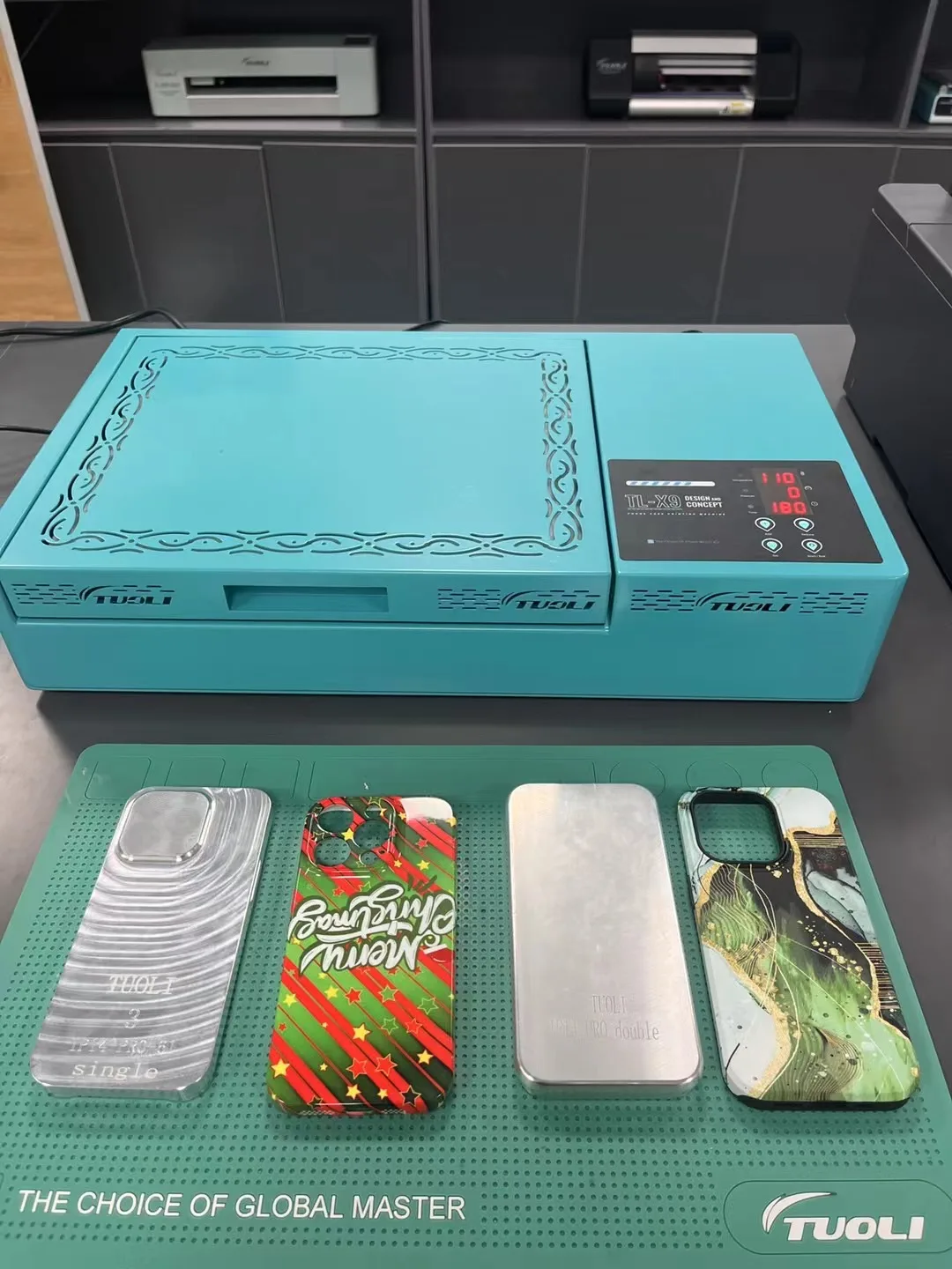 TUOLI TL-X9 Mobile Phone Case Printer Wifi APP Online Customize DIY Machine Sublimation Blanks Printing Case