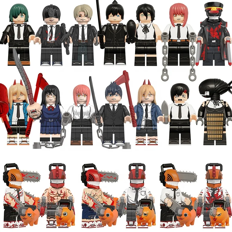 Anime Chainsaw Man Mini Building Blocks Action Figure for Kids Toy - China  Building Blocks and Min Figure price